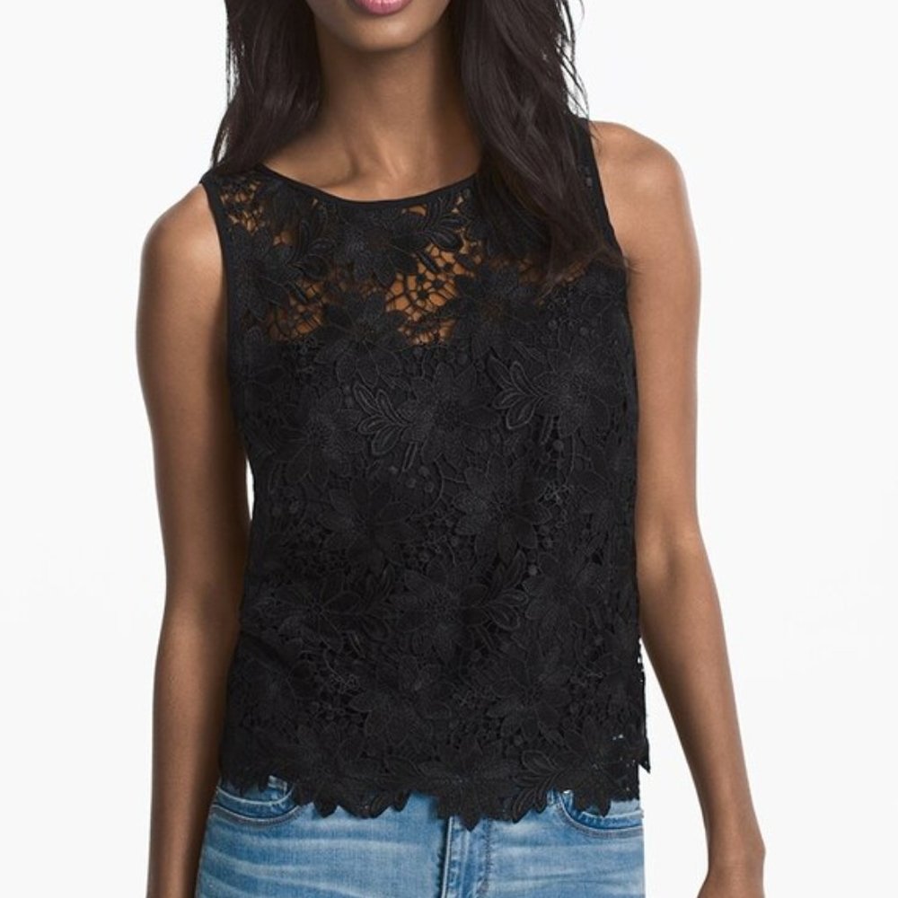 *5 for $25 bundle Item* WHBM Floral Lace Bodice Top